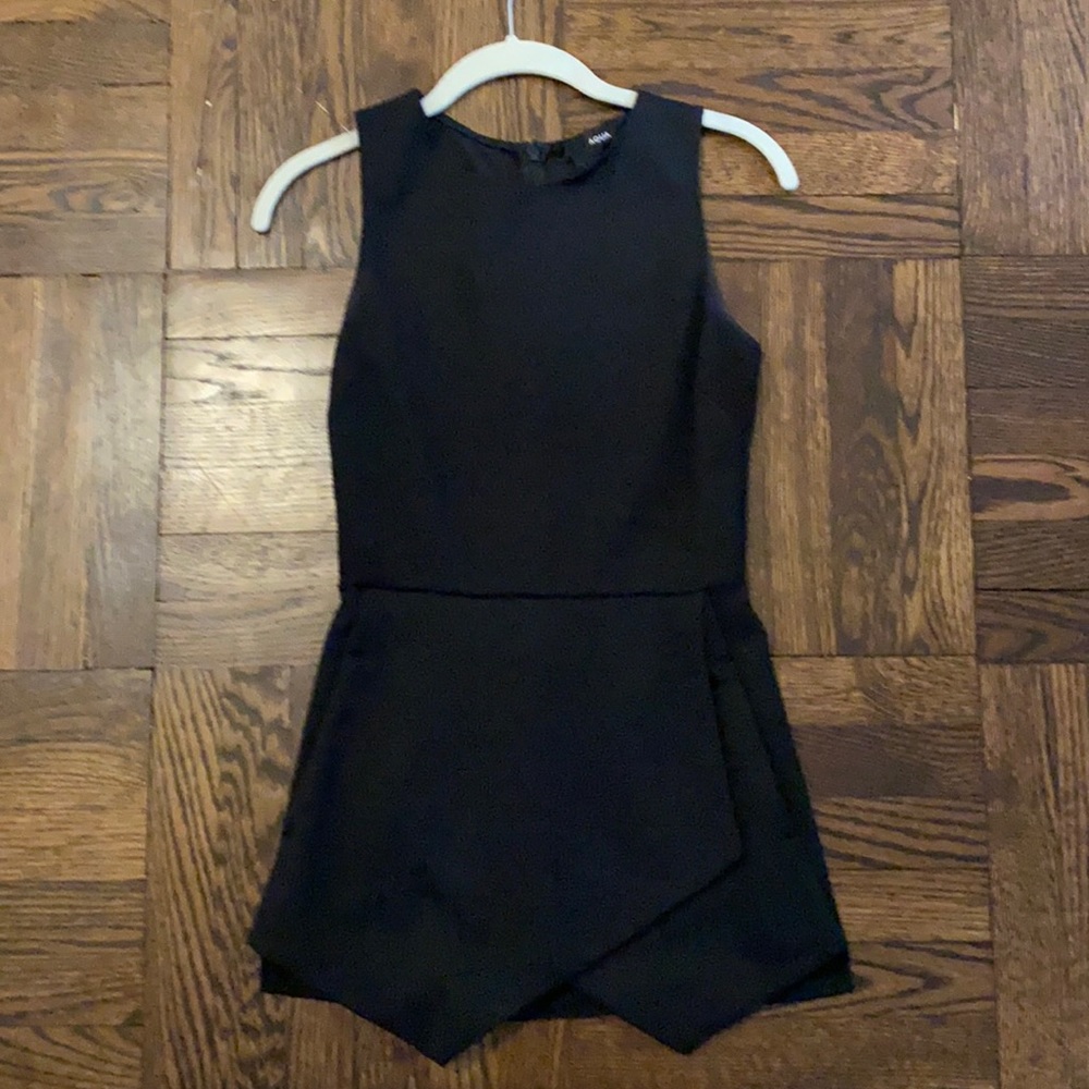 Aqua Black Romper Skort